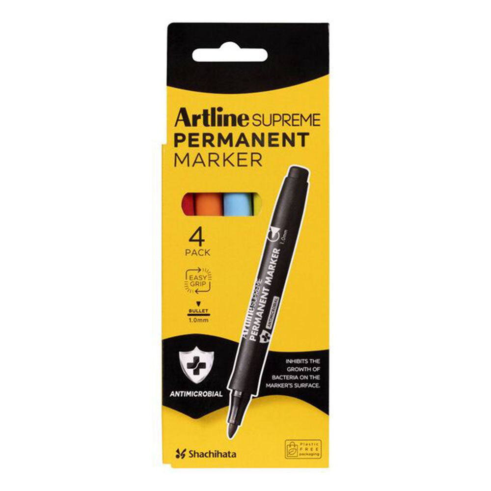 Artline Supreme Marker 1mm (pack de 4)