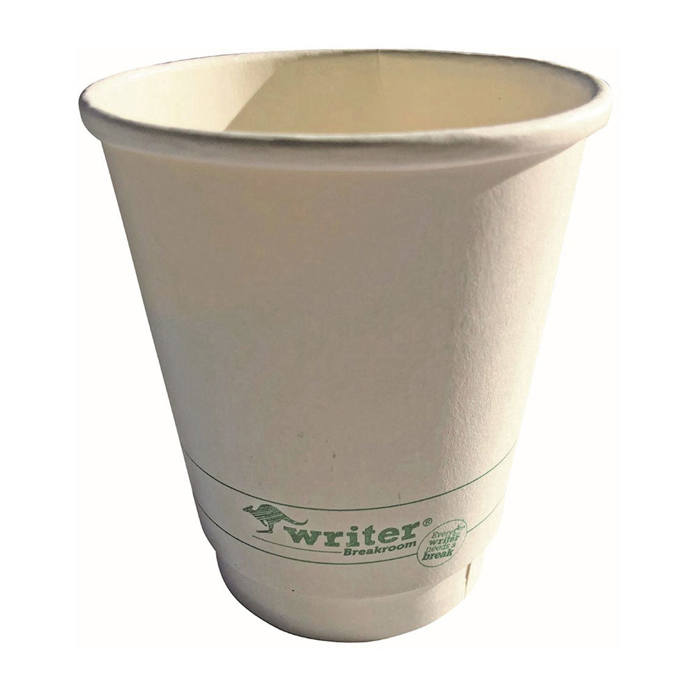 Writer Double Wall Cup 12oz 500pk (White)