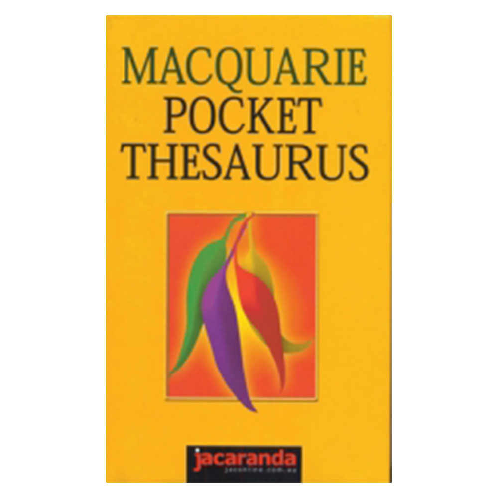 Macquarie Pocket Thesaurus Book