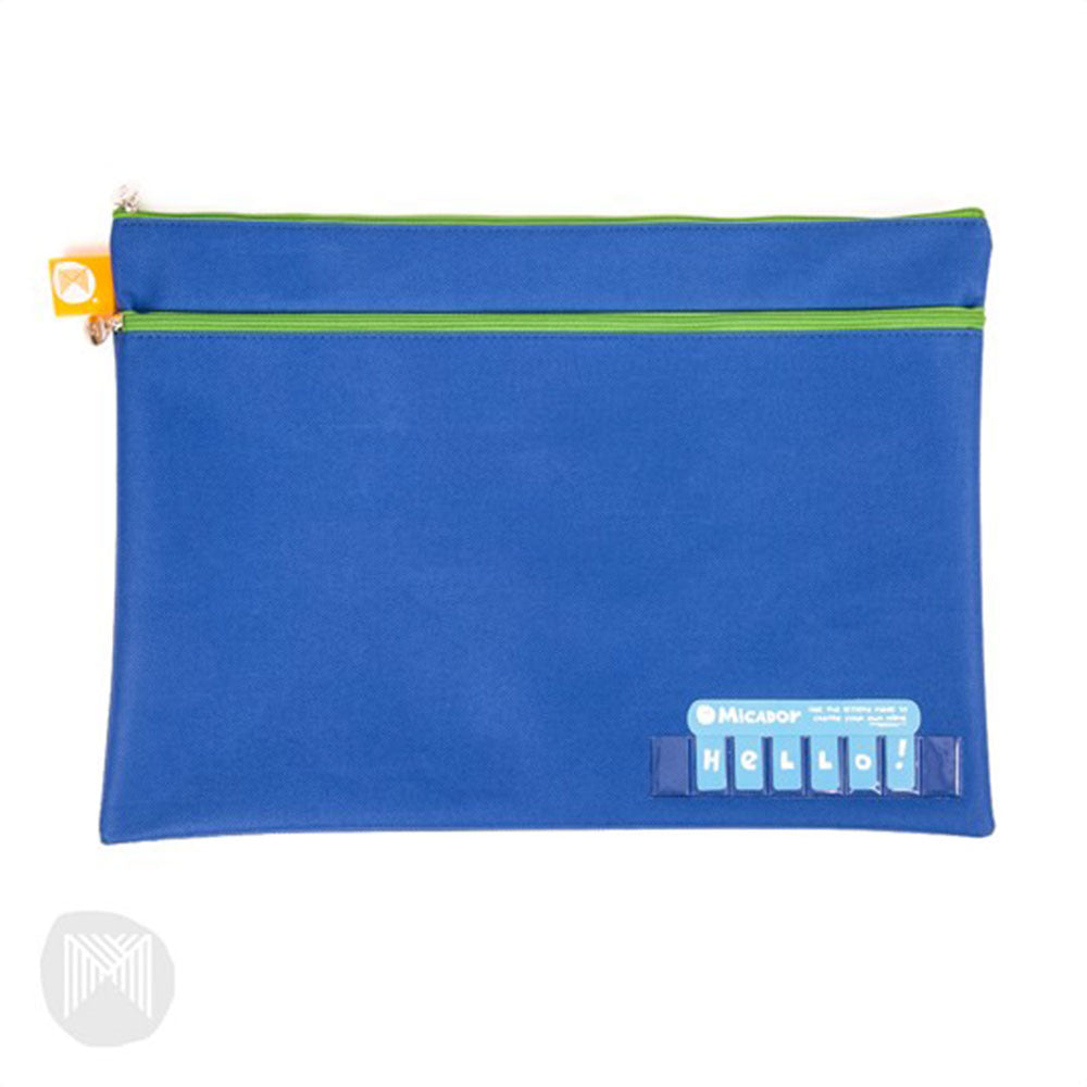 Micador Name Pencil Case med Twin Zip (375x264mm)