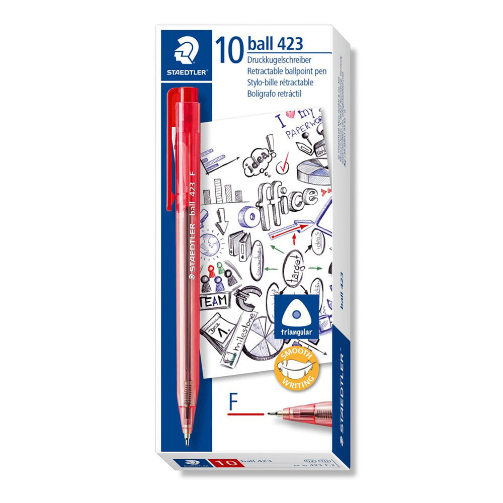 Staedtler 423 Fine Bolden Pen (caja de 10)