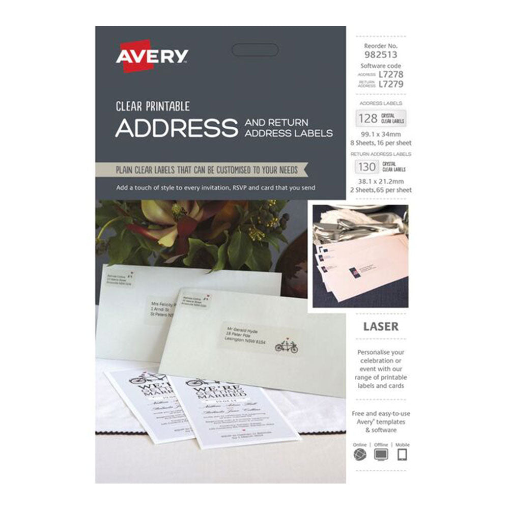 Avery Prindable Endereço e Kit de Retorno de Retorno