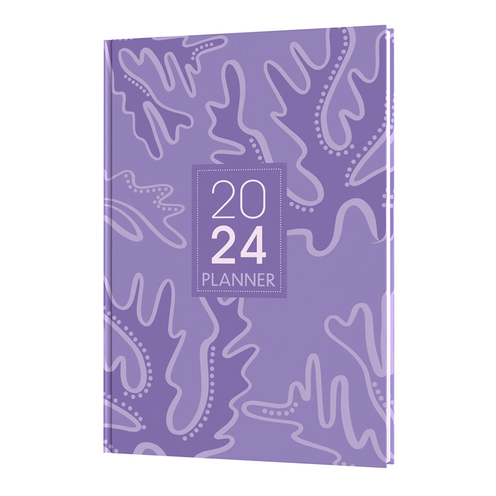 Collins Debden Viridian A5 WTV 2024 Diary (Lilac)