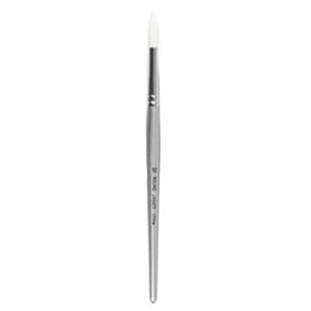 Jasart Taklon Round Brush (branco)