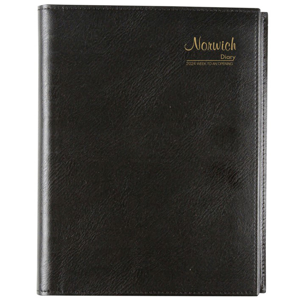 Cumberland Norwich A4 2024 Diary (negro)