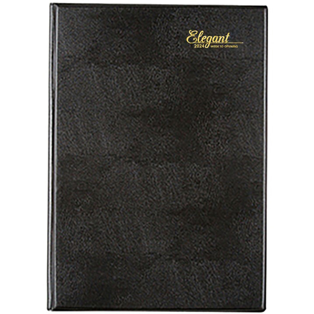 Cumberland Elegant A4 2024 Diary (Black)