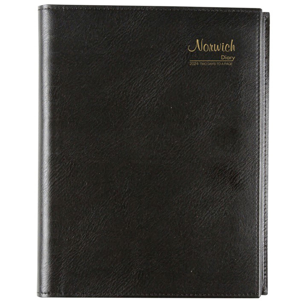 Cumberland Norwich A5 2024 Diary (svart)