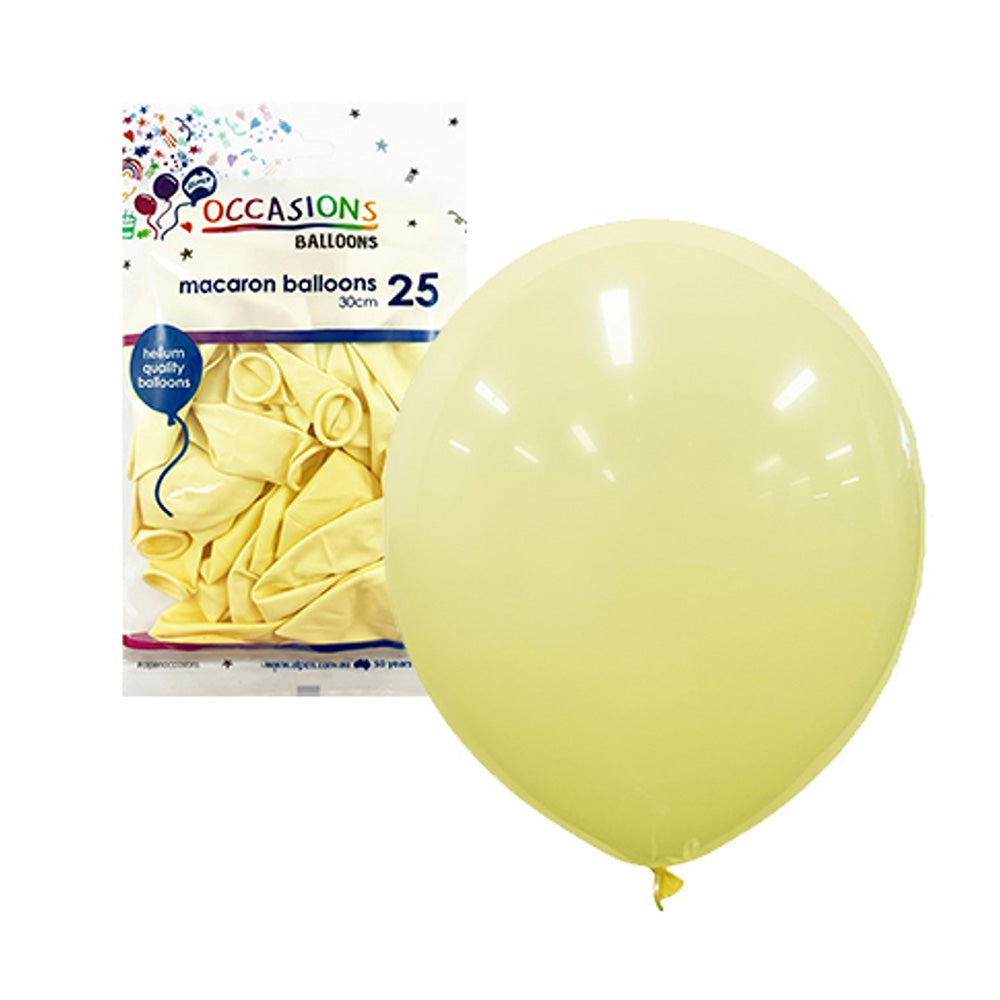 Alphen Macaron Pastel Balloons 30cm (25st)