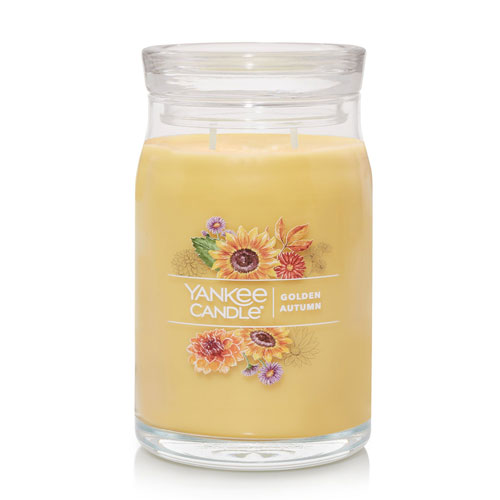 Yankee Candle Signature Golden Autumn Jar