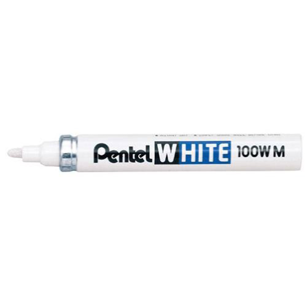 Pentel 100c-M Bullet Tip Marker (White)