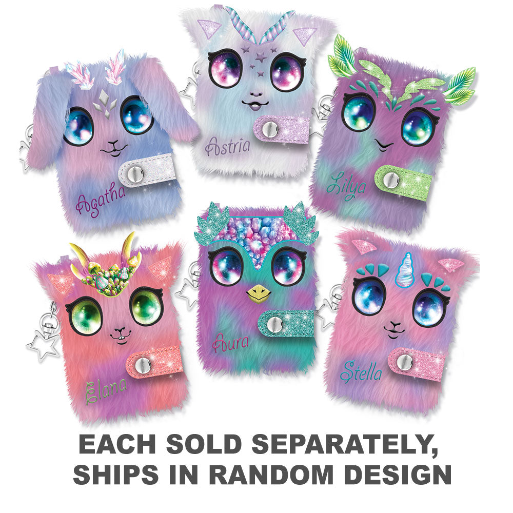 Nebulous Stars Fuzzy Mini Notebook