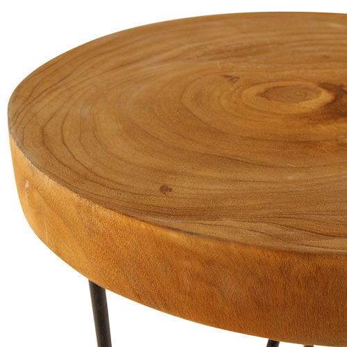 Banyan Wood Side Table (35x45cm)