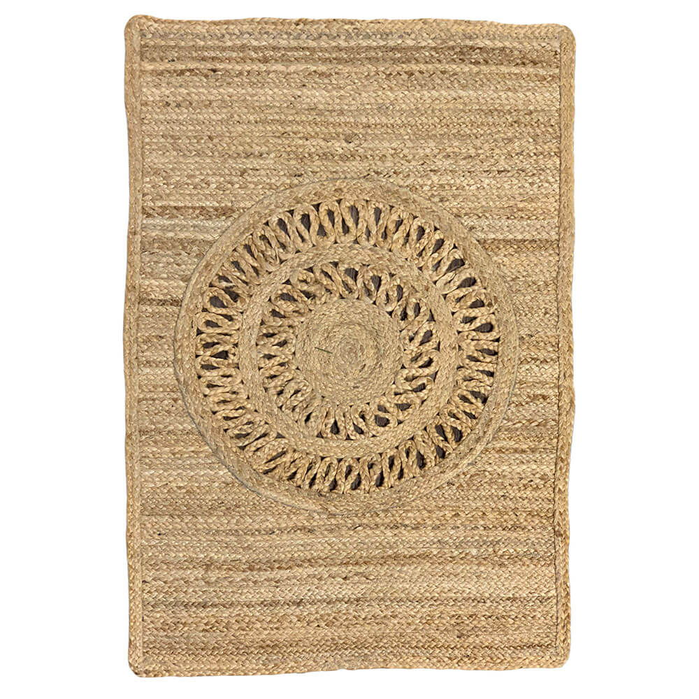 Jasi Jute Braided Rug (90x60cm)