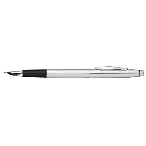 Classic Century Medium Fountain Pen (Lustrous Chrome)