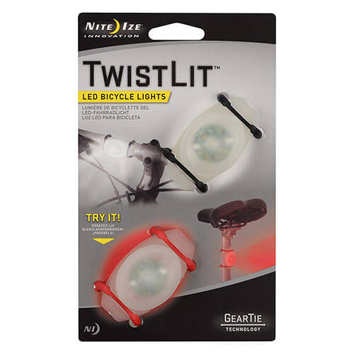 TwistLit LED Bike Light Red/White (2 Pack)