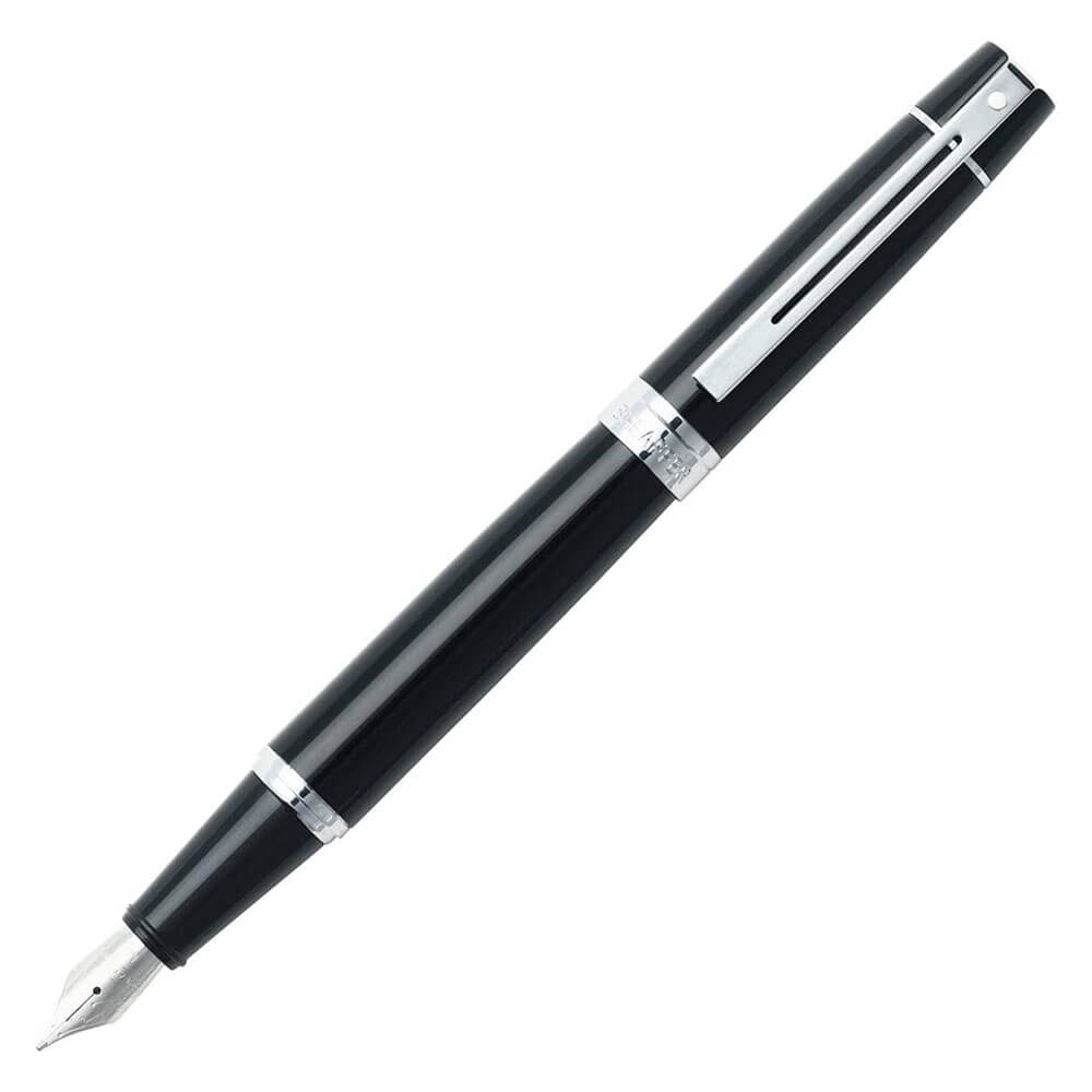  Sheaffer 300 Fine Füllfederhalter (Glanzschwarz)