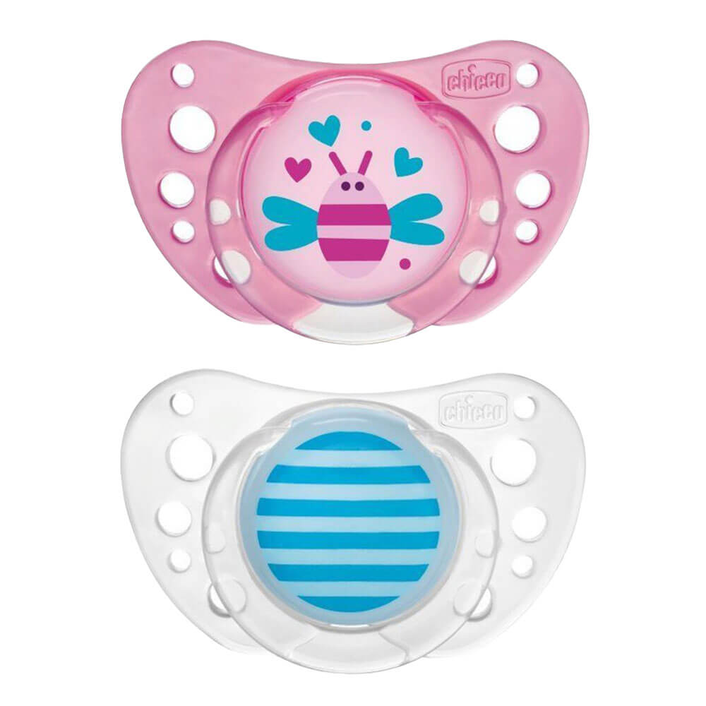 Chicco Latex Physio Air Rubber Pacifier 2pc (pige)