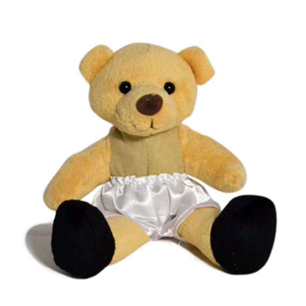 Orso peluche da 22 cm con pantaloncini