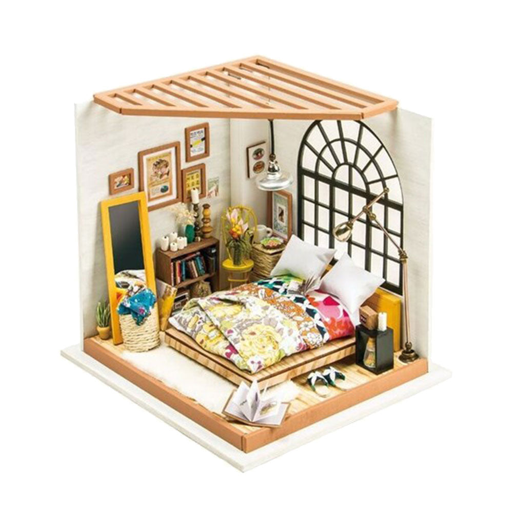 Robotime DIY Miniature Bedroom Model Kit