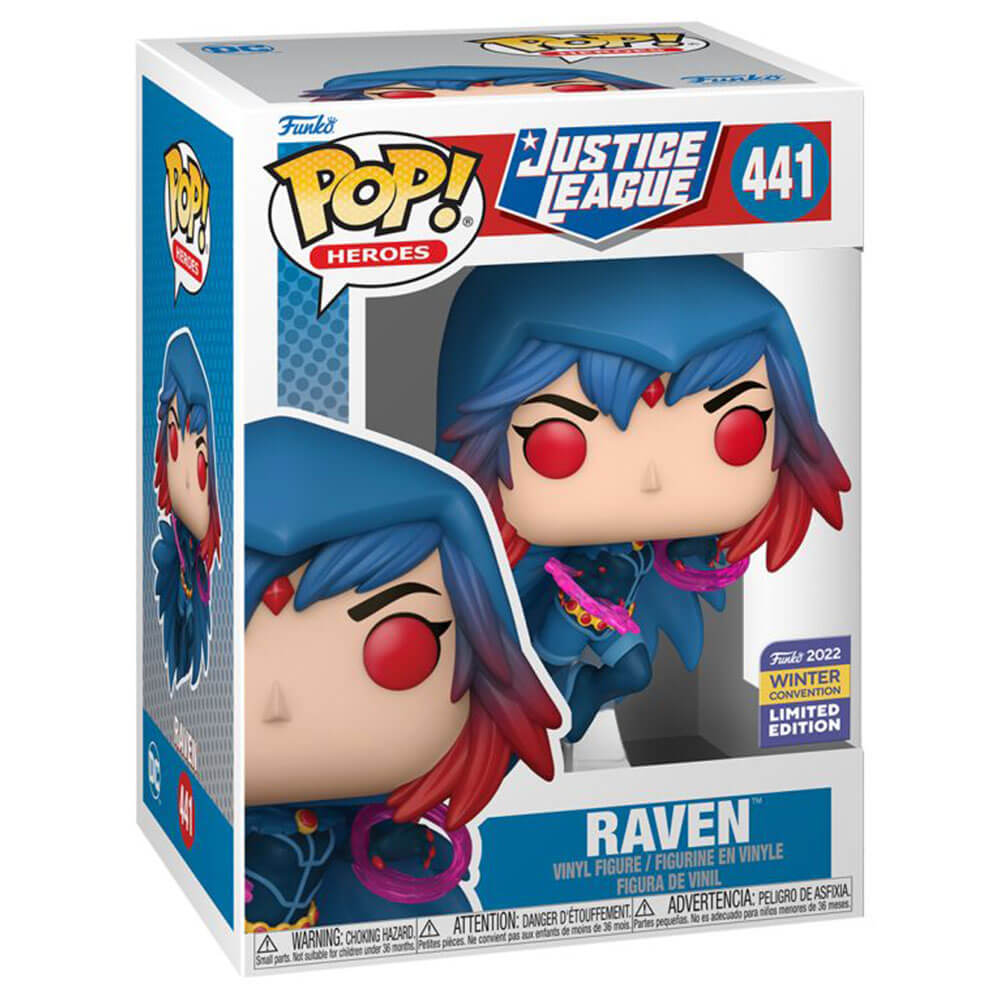 Justice League Raven Winter Con 2022 Exclusive Pop! Vinyl