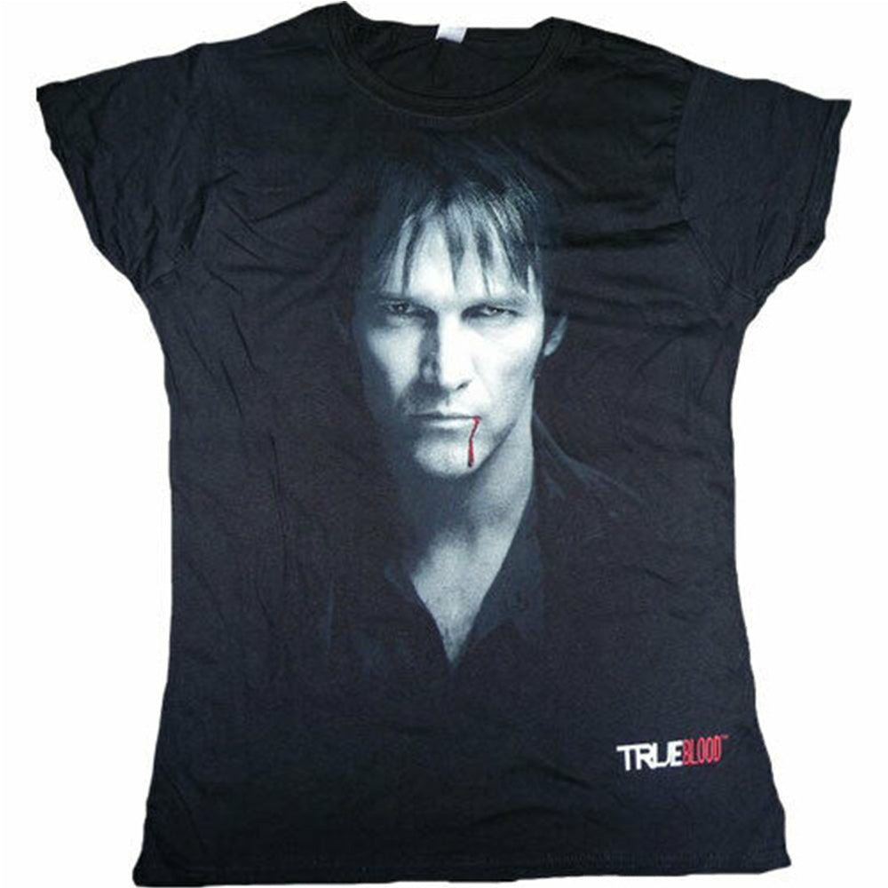 T-shirt feminina de retrato da conta de sangue True Blood