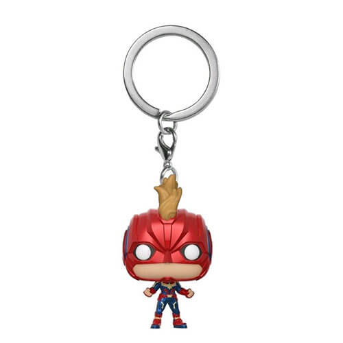 Captain Marvel Masked Pop! Keychain