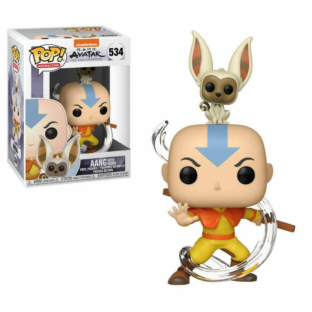 Avatar the Last Airbender Aang with Momo Pop! Vinyl