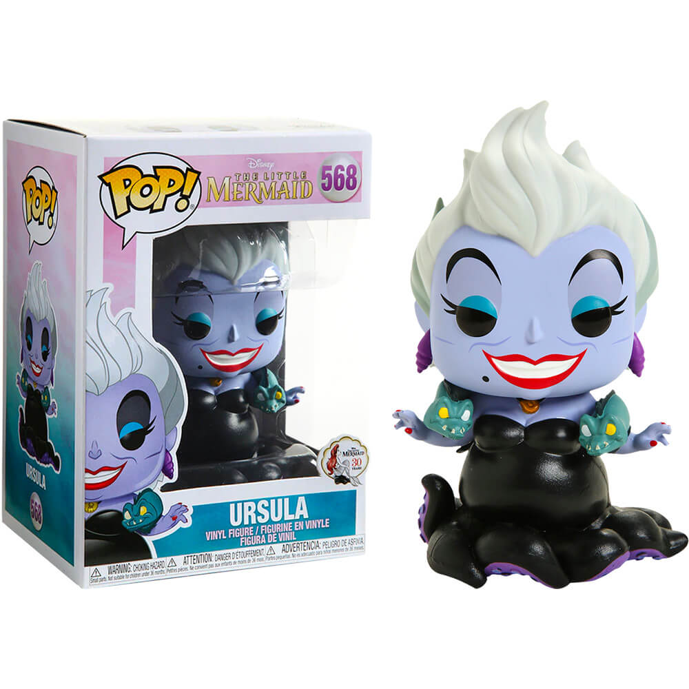 Little Mermaid Ursula with Eels Metallic Pop! Vinyl