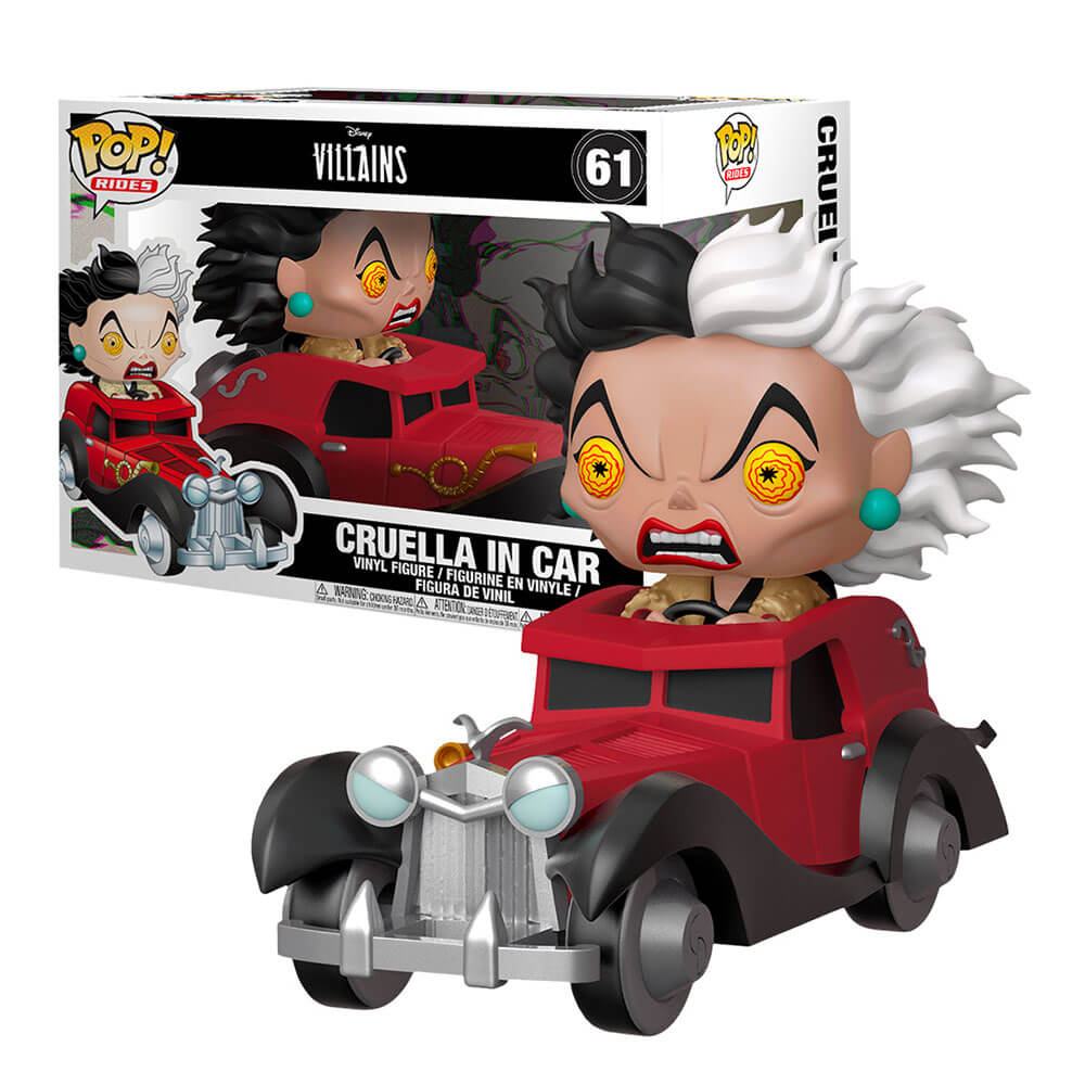 101 Dalmatians Cruella in Car US Exclusive Pop! Ride