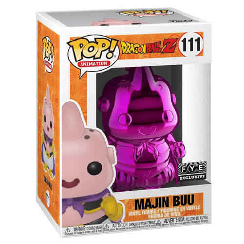 Dragon Ball Z Majin Buu Pink Chrome US Exclusive Pop! Vinyl