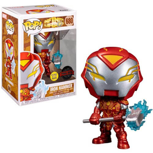 Infinity Warps Iron Hammer Metallic Glow Pop! Vinyl