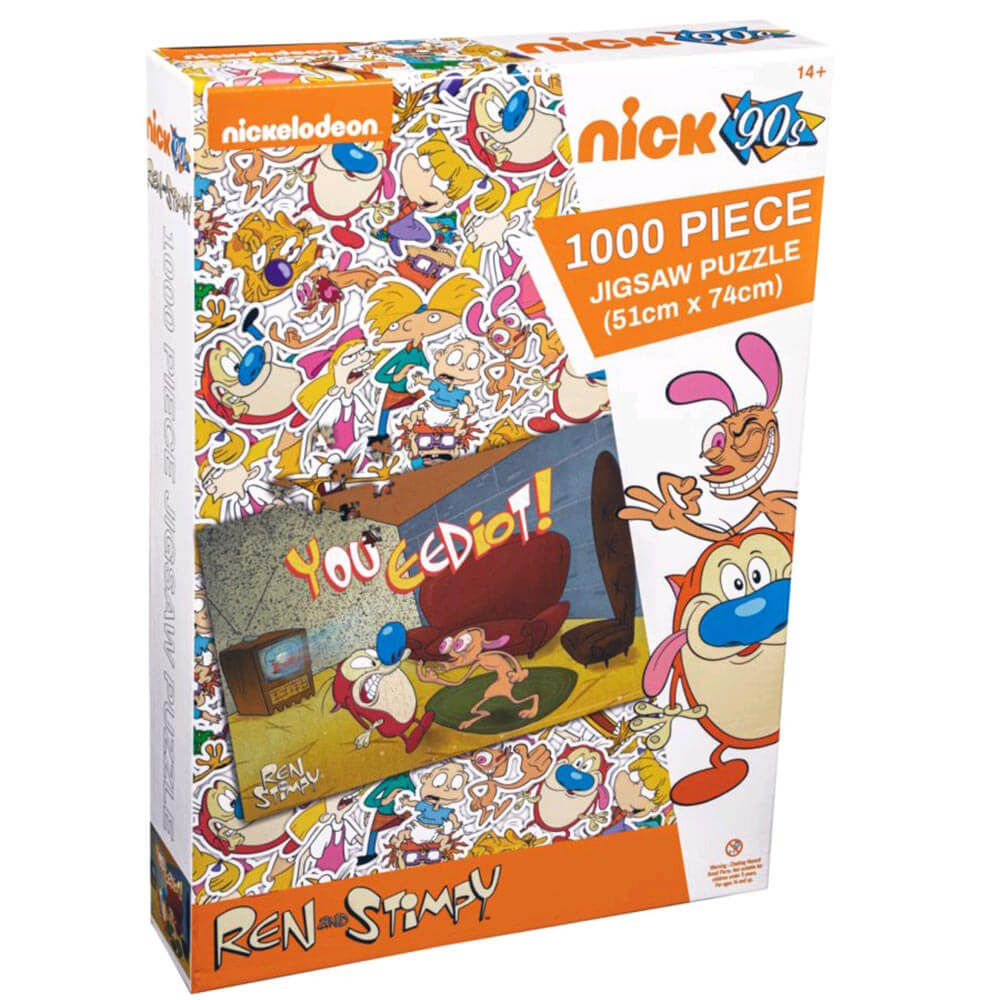 Ren and Stimpy You Eediot 1000 piece Jigsaw Puzzle