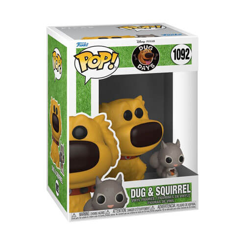 Dug Days Dug with Squirrel Pop! Vinyl