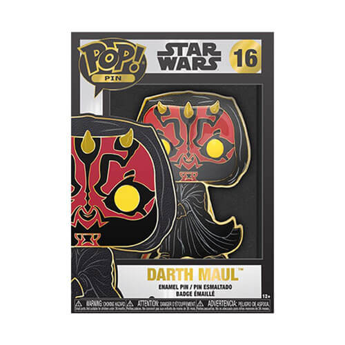 Star Wars Darth Maul 4" Pop! Enamel Pin