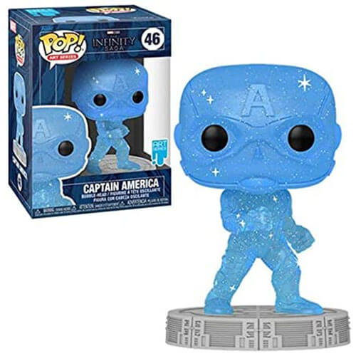 Avengers Captain America Infinity Saga Blue Pop! Vinyl