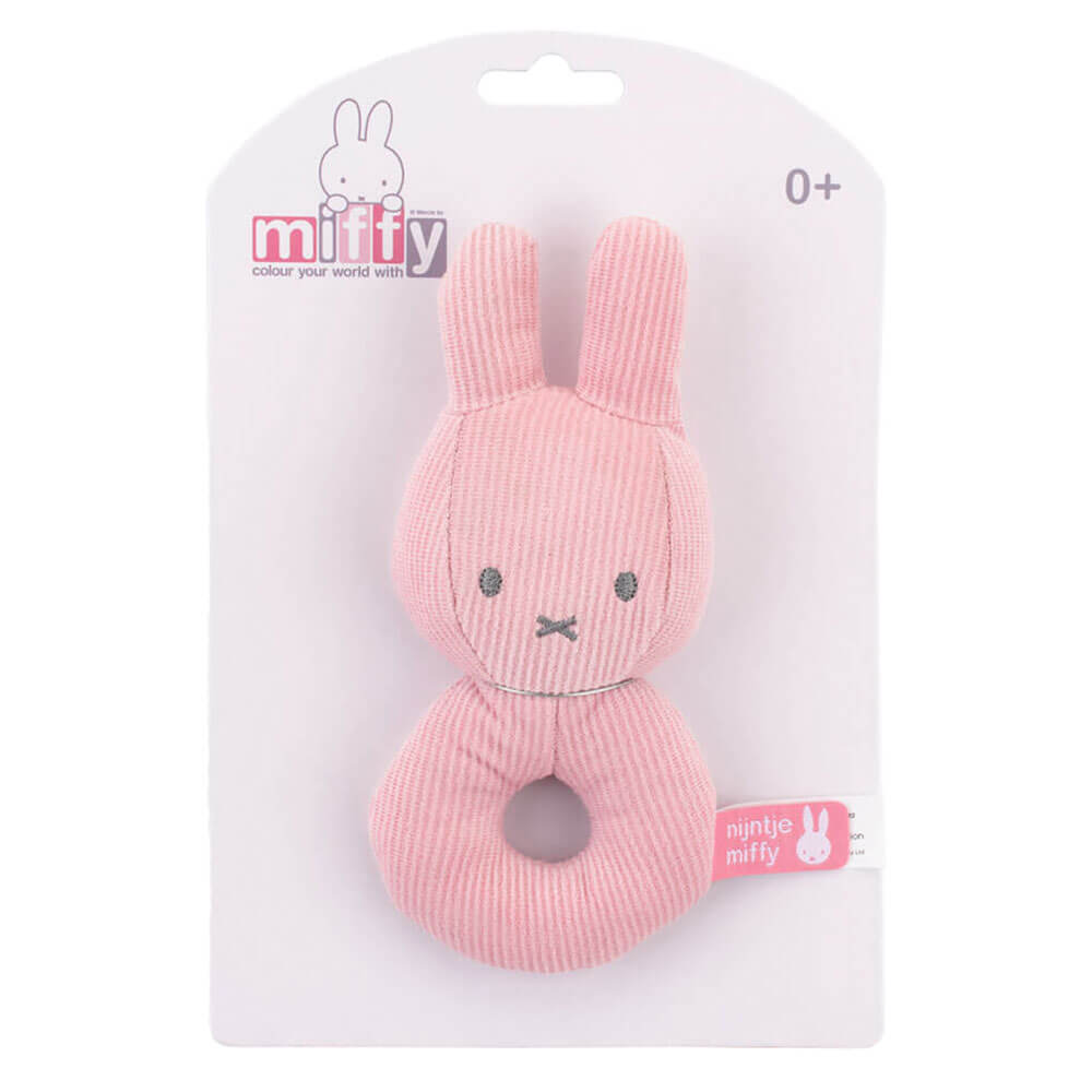 Brinquedo miffy de chocalho macio