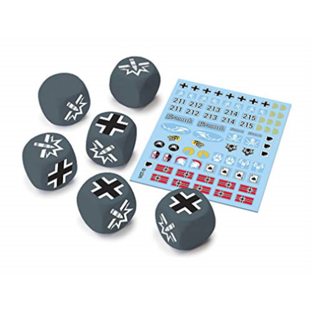 World of Tanks Minis Game Mise à niveau Pack Dice Set