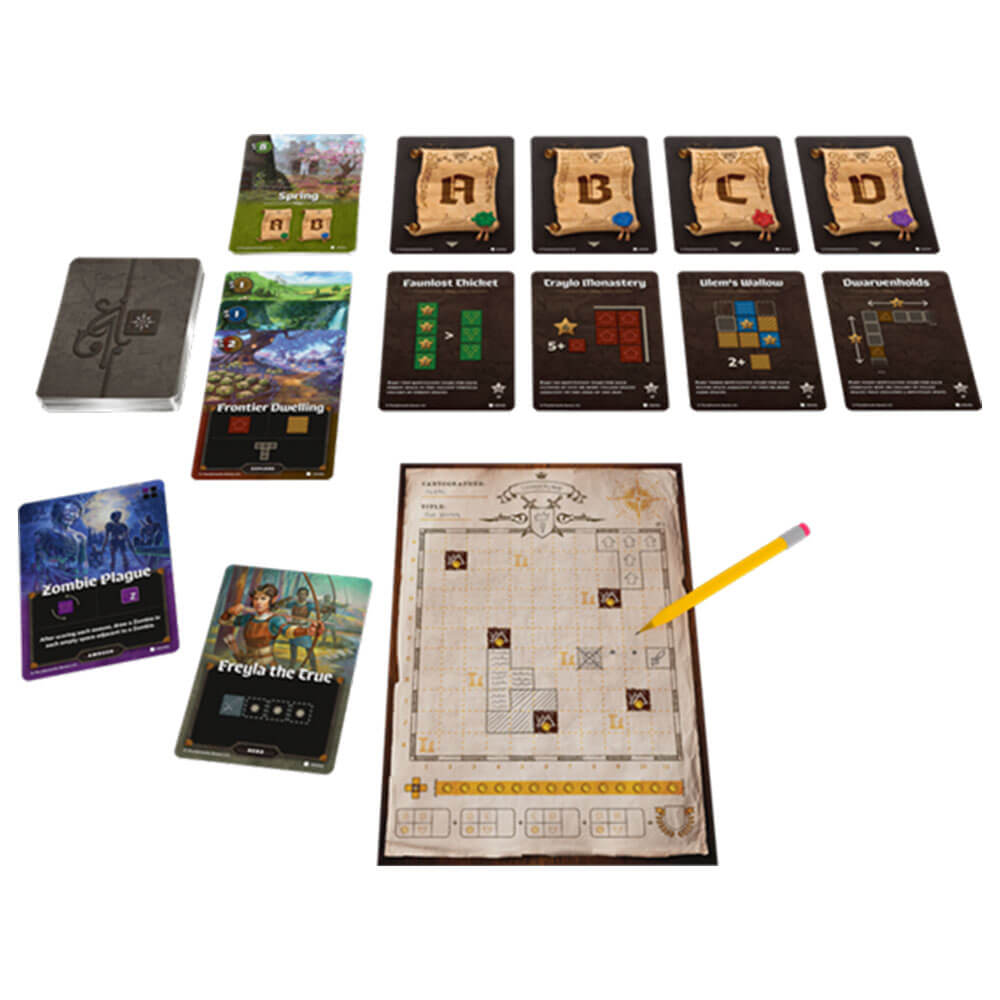 Cartographers Heroes Board Game