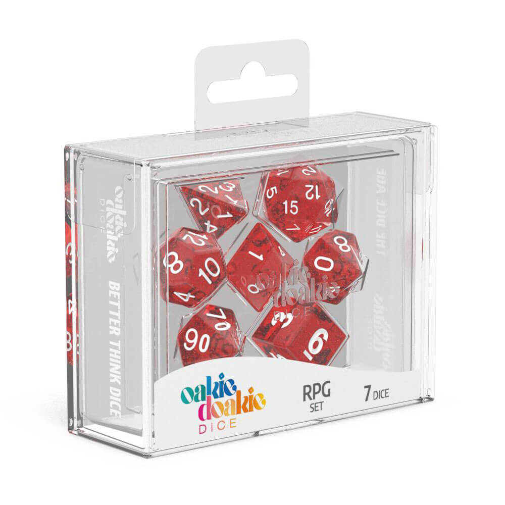 Oakie Doakie RPG Set Speckled Dice 7PCS