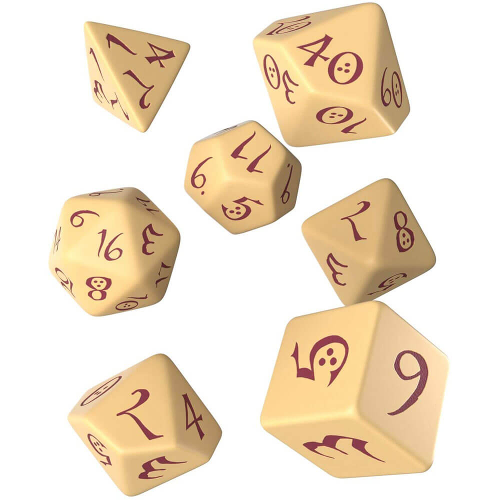 Q Workshop Classic RPG DICE Set of 7