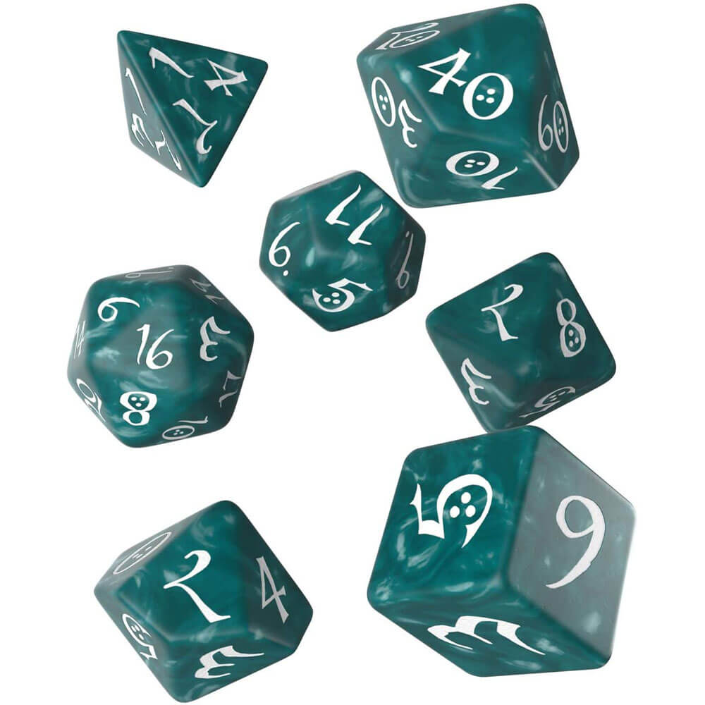 Q Workshop Classic RPG Dice Conjunto de 7