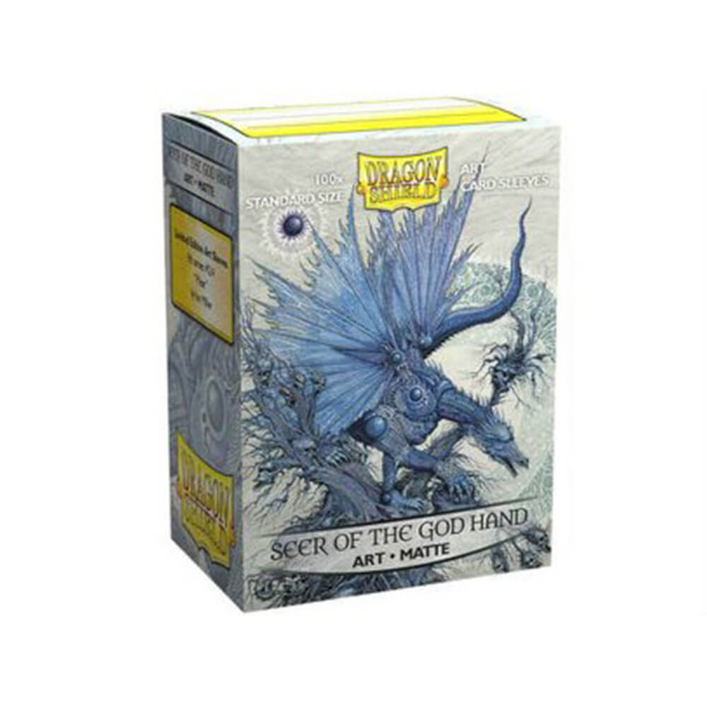 Caja de arte mate de mangas de cartas de 100