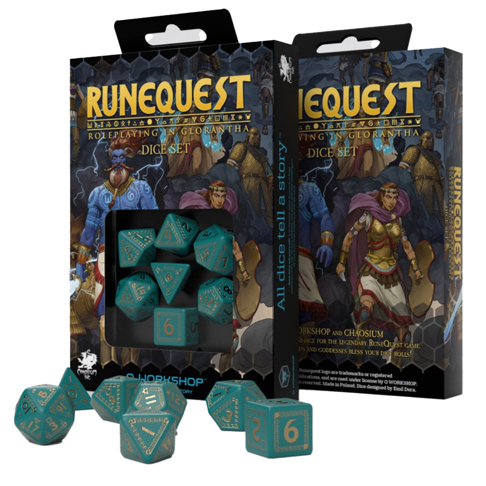 Q Workshop Runequest Dice Set 7st