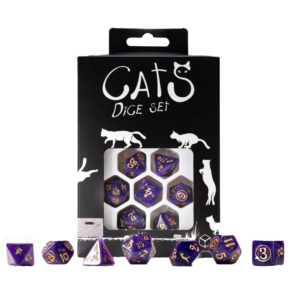 Q Workshop Cats Dice Set 7st