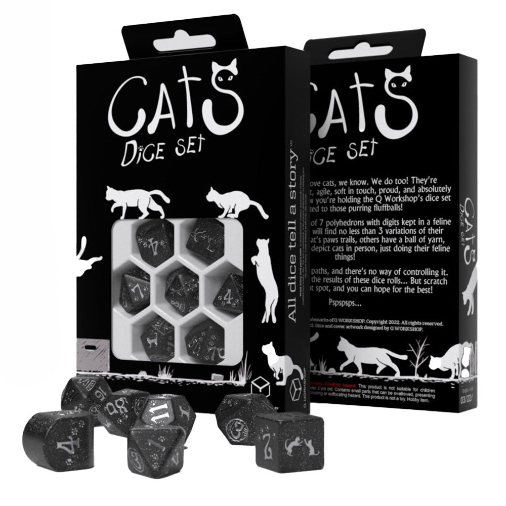 Q atelier Cats DICE Set 7pcs