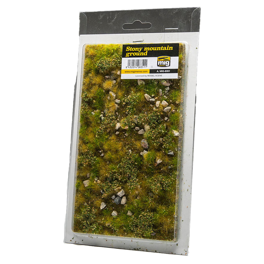 Ammo par Mig Dioramas Stony Mountain Grass Mat