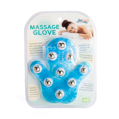 Blue Massage Glove