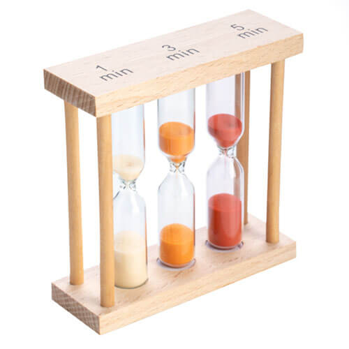 3-in-1 Wooden Sand Timer