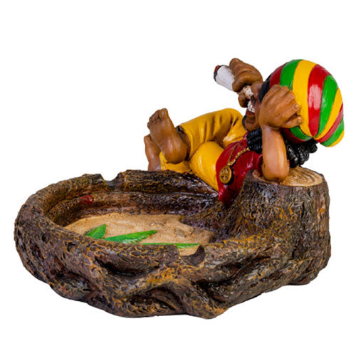 Colourful Rasta Themed Ashtray