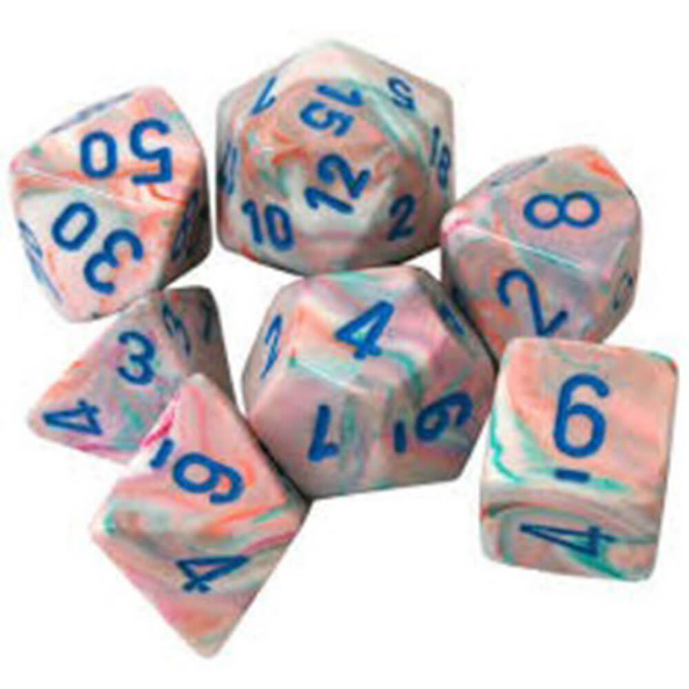 Chessex Polyhedral 7-die feestelijke set